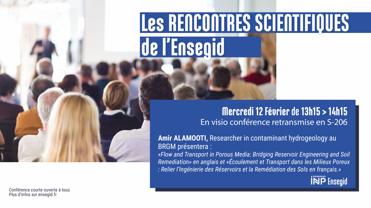 Rencontres Scientifiques de l'ENSEGID : Amir Alamooti