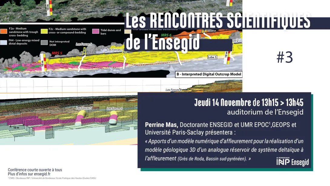 Rencontres Scientifiques de l'ENSEGID : Perrine Mas